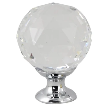 

Big deal 10Pcs 40Mm Diamond Shape Design Crystal Glass Knobs Cupboard Drawer Pull Kitchen Cabinet Door Dresser Wardrobe Handles