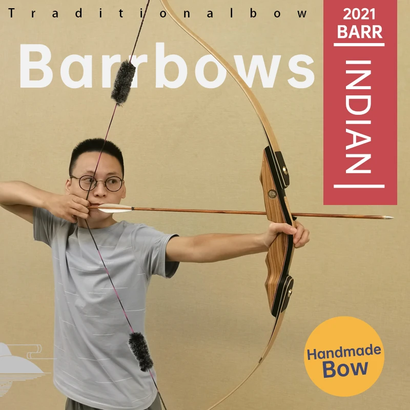 Barrbows INDIAN Traditional Recurve Bow Handmade Take down Laminated
