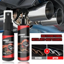 

Rust Remover Car Exhaust Pipe Cleaner Anti-Rust Spray Agent Metal Surface Rust Cleaner Multi-Purpose Car Maintenance with Tool