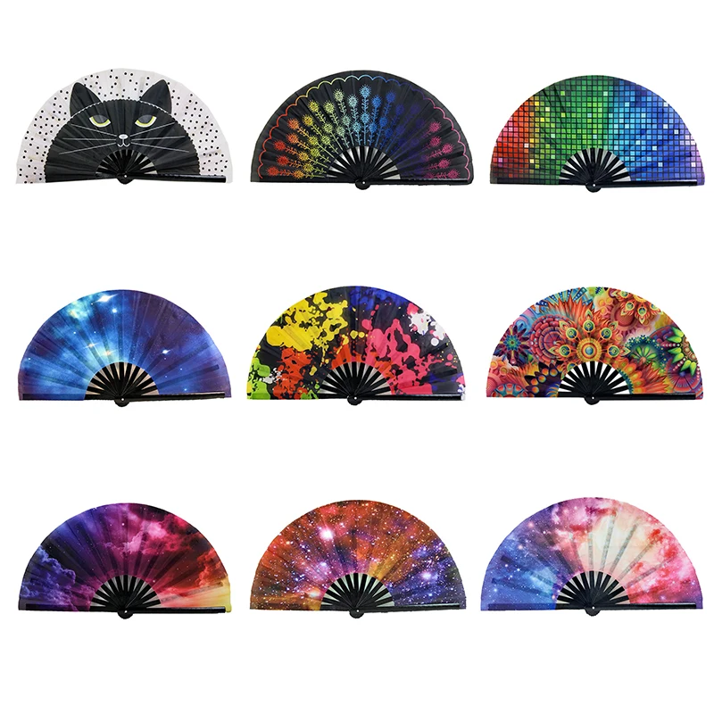 Fans Hand Festival Large Festival Fan Folding Large Fan Hand Fan Folding 1pc Aliexpress