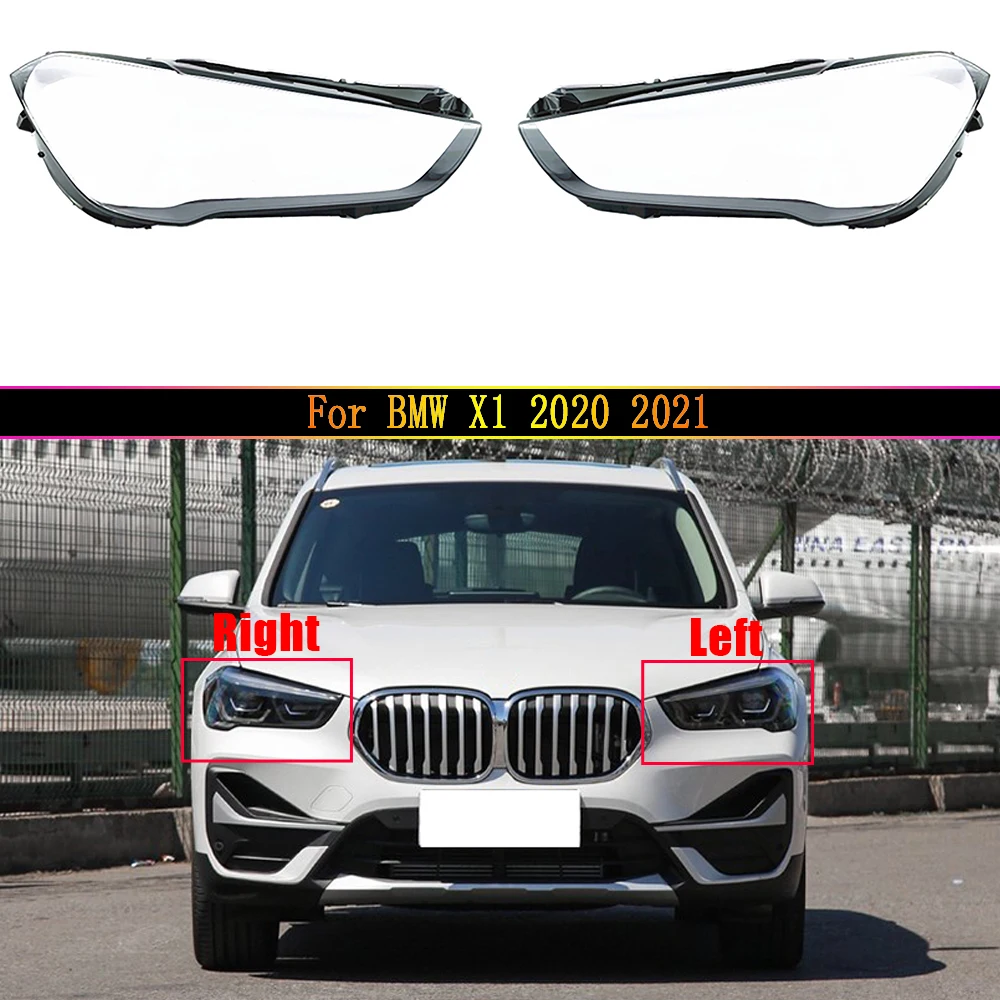 

Headlight Lens For BMW X1 2020 2021 Headlamp Cover Car Replacement Auto Shell