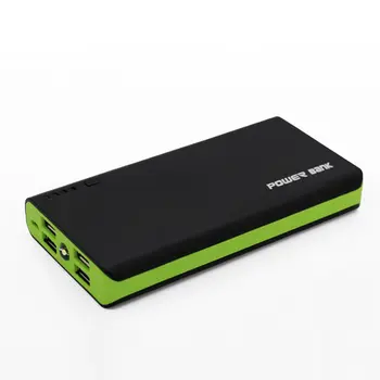 

phone charger power bank carregador de bateria USB charger powerbank Charger Case LED Flashlight 4 USB Ports dropshipping