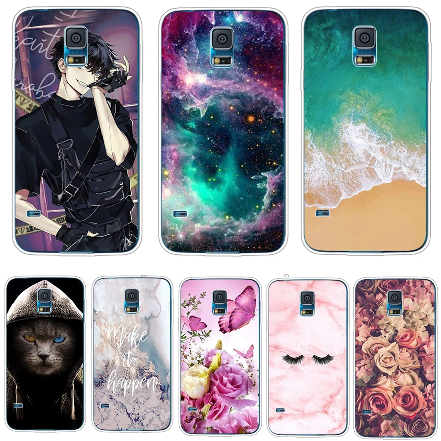 Cassa Del Telefono Del Silicone Per Samsung Galaxy S5 I9600 Sm-G900F Copertura Per Samsung S5 Telefono Shell Bumper