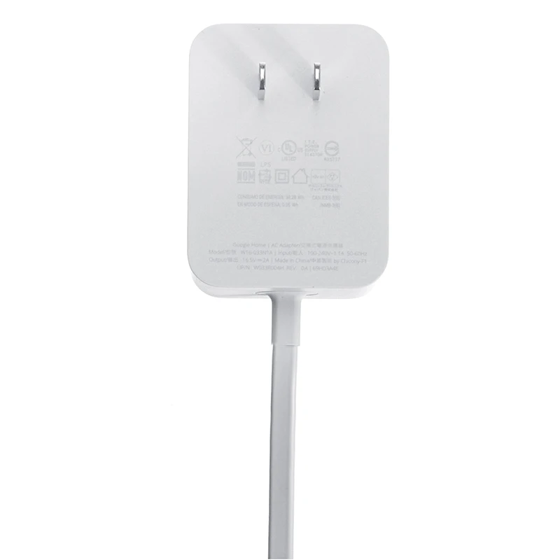 Адаптер для Google HOME 33W 16,5 V 2A адаптер питания W033R004H W16-033N1A US Plug Мини голосовой помощник умный дом