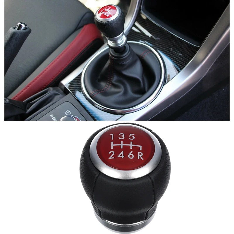 6 Speed Car Manual Transmission Shift Knob Gear Shift Knob for Subaru