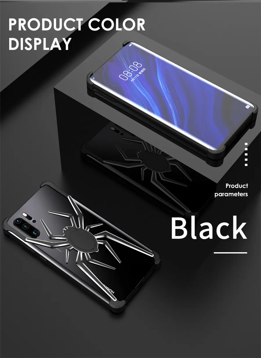 Алюминиевый металлический чехол для huawei P30 P30 Pro с оголенной рамкой, защитный чехол для huawei mate 20 Pro, тонкий защитный чехол