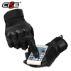 Touch Screen Leather Motorcycle Gloves Motocross Tactical Gear Moto Motorbike Biker Protective Gear Racing Full Finger Glove Men ► Photo 3/6
