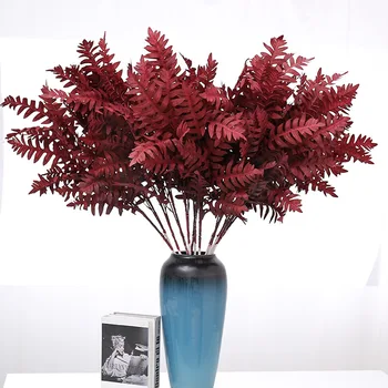 

Model Large Cypress Leaf Wedding Hall Soft Loading Floral with Leaves Shopping Mall Showcase Art Gallery Persian Large Leaves Lo