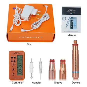 

Multifunctional Permanent Makeup Eyebrow Tattoo Machine Lip Line Tattoo Machine Power Supply Set Rose Gold