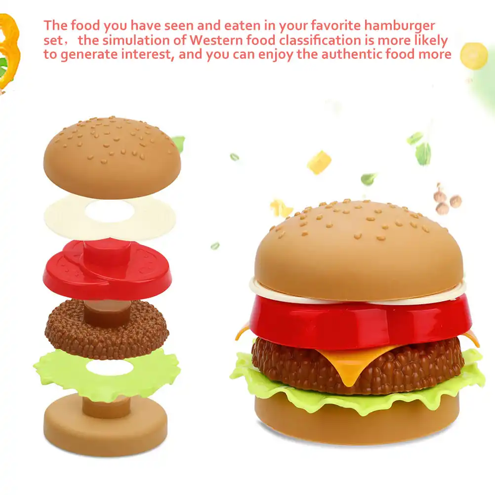 hamburger toy set
