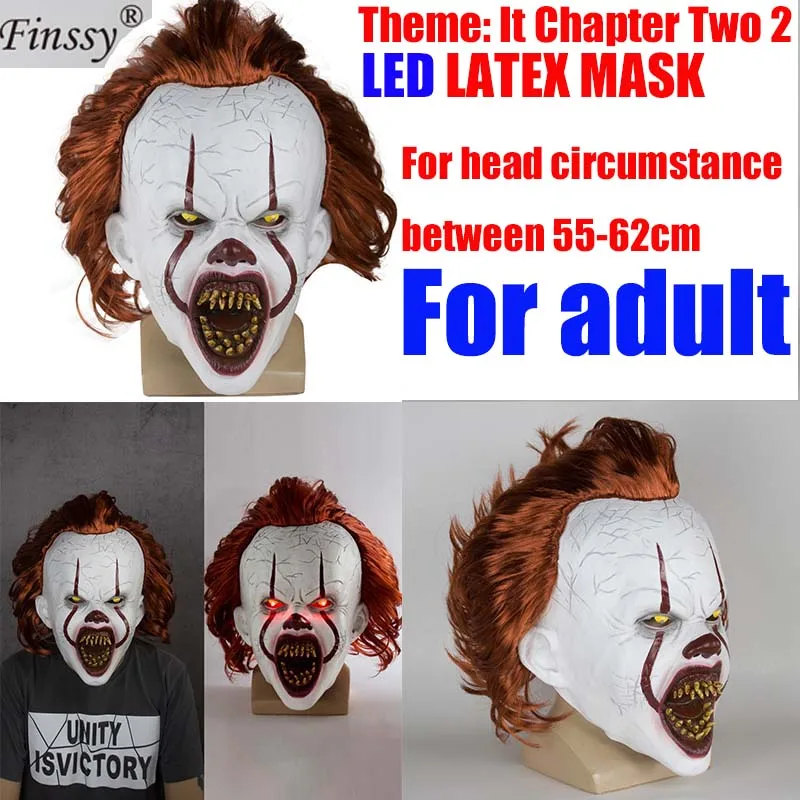 Stephen King's It Pennywise Косплей страшные костюмы костюм Джокера Необычные вечерние костюмы на Хэллоуин для взрослых мужчин и женщин Костюмы Клоуна подарок фанатам