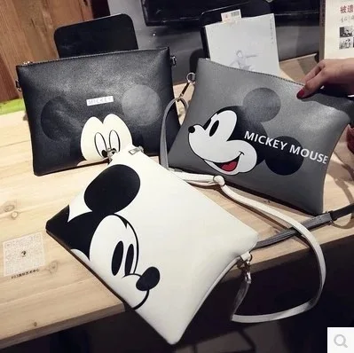 

AFBAGME 2020 Factory direct new Korean version of Mickey head cartoon printing cute hand shoulder diagonal envelope female bag