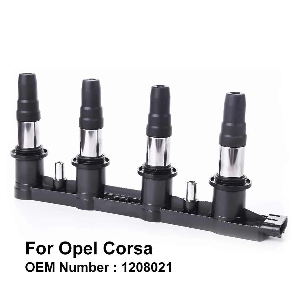 Ignition Coil For Opel Corsa 1.6t Oem 1208021 ( Pack Of 4 ) Ignition