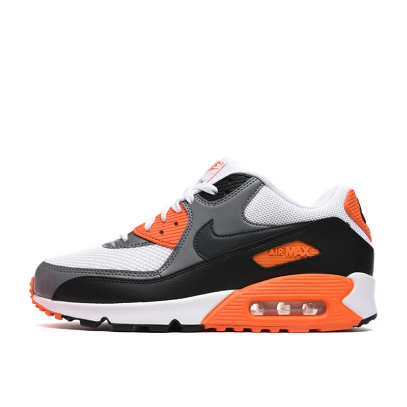 Оригинальные подлинные мужские кроссовки для бега NIKE AIR MAX 90, Дышащие Беговые кроссовки для бега, амортизирующие спортивные уличные кроссовки 537384 - Цвет: 537384-128