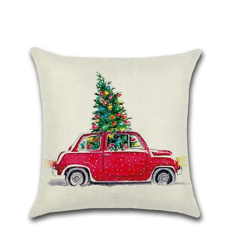 GZTZMY 1 шт. 45*45 см Новогодние рождественские украшения для дома Рождественская диванная подушка хлопковое постельное бельё декоративные подушки Navidad Natal - Цвет: 16