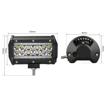 

Shockproof LED Work Light 6000K-6500K Replacement Headlights SUV Excavators