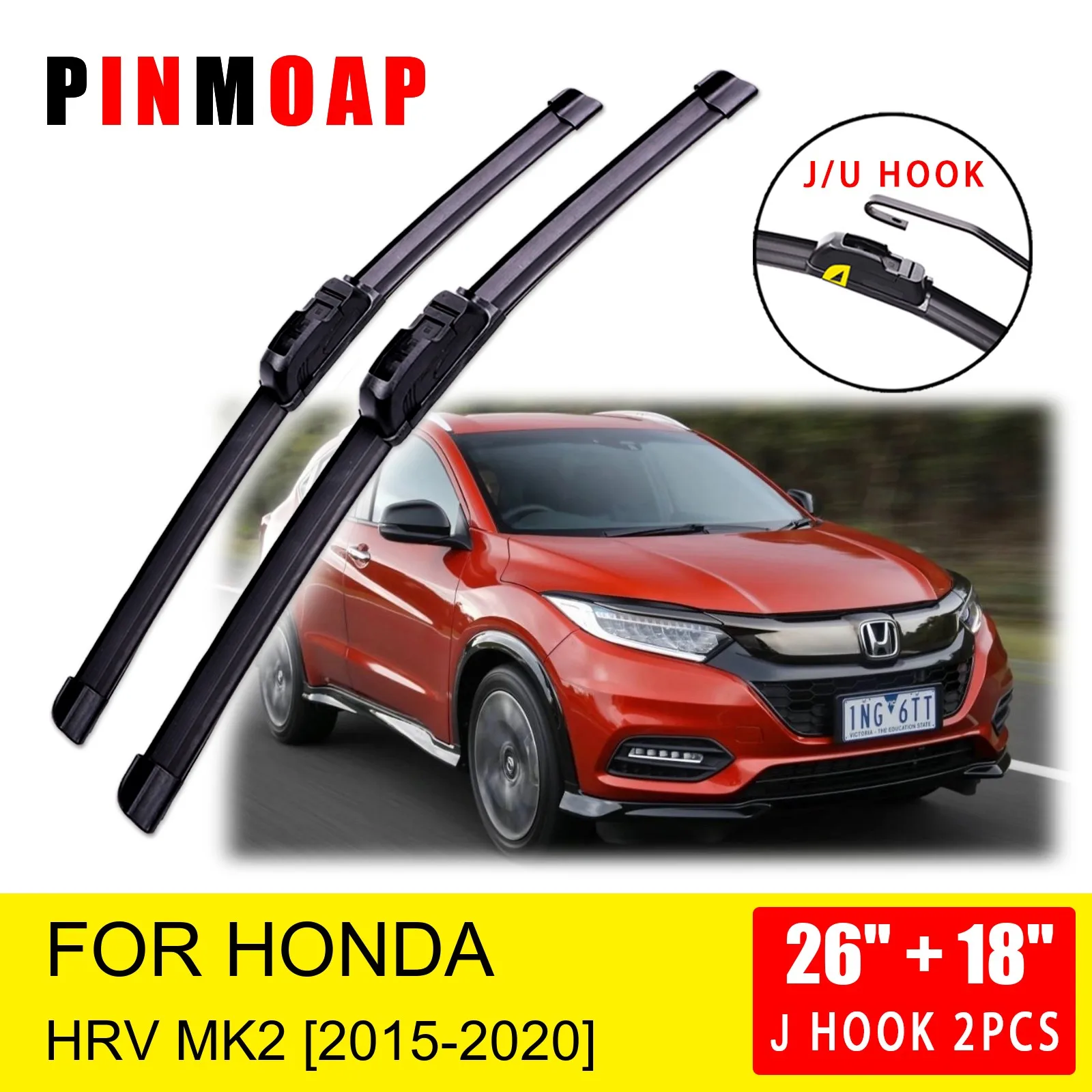 ForHondaHRVHRVMK2RU201520162017201820192020FrontWiper