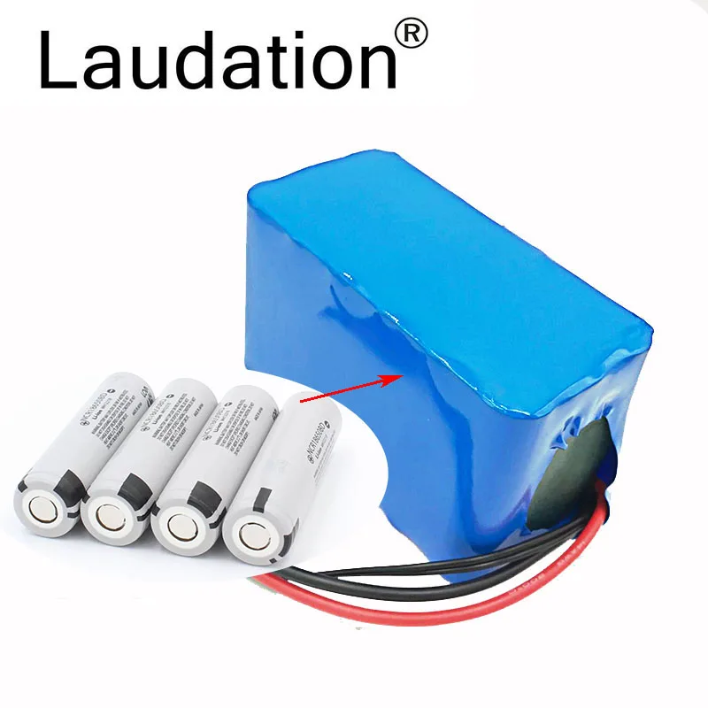Laudation 24V батарея 24V10ah 18650 аккумуляторная батарея 24v литиевая батарея 6S3P для 250 Вт 350 Вт Электрический велосипед/светодиодный свет с 15A BMS
