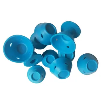 

Mushroom Curler Bell Curler Pink Blue 10 Packs Sleep Roll Convenient Plastic Portable Inside Buckle Beautiful