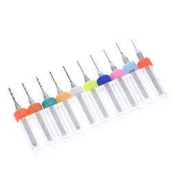 10 pces 0.3mm a 1.2mm pcb mini broca de carboneto de aço de tungstênio para a placa de circuito de impressão cnc brocas máquina