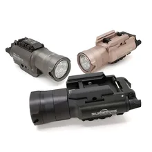 XH35 оружейный светильник тактический флэш-светильник страйкбол двойной выход ультра-высокий белый светодиодный стробоскоп с яркостью подходит для рельсов 20 мм