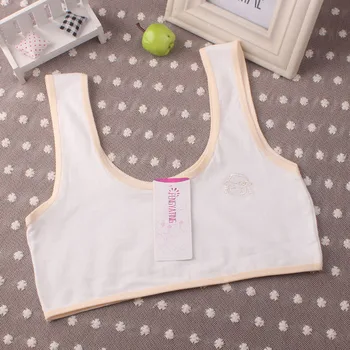 

TELOTUNY crop top New Lovely Girls Printing Students Underwear Bra Vest Children Cotton Sport Undies bra for teenage girl Jun6
