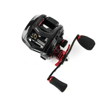 

Dual-brake Fishing Reel Metal Low Profile Flexible Convenient Operation Light Material Casting 11 and 1 BB Fish Tackle