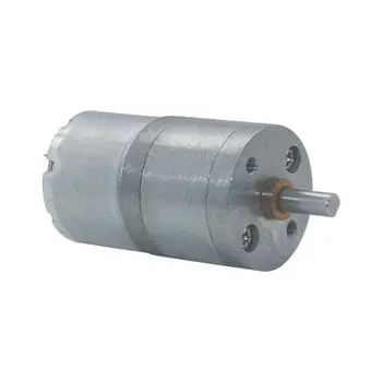 

DC 12V 100RPM Micro 25mm Full Metal Gearbox Gear Motor Speed Reduction Mute Motor Large Torque Slow Speed D-shaft Low Noise