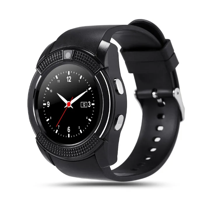 

V8 Smart Watch All round Screen Phone Card Instert Watch Sports Information Remind Pedometer Heart Rate Multi-functional Watch