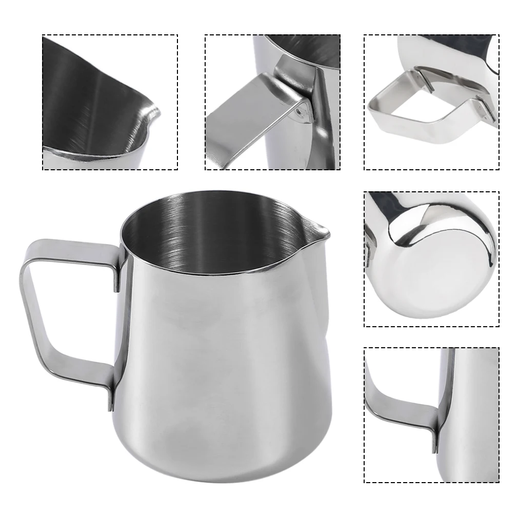 PREUP 350 мл/600 мл кувшин для вспенивания из нержавеющей стали Pull Flower Cup Cappuccino кухонная утварь для использования на кухне горячая распродажа