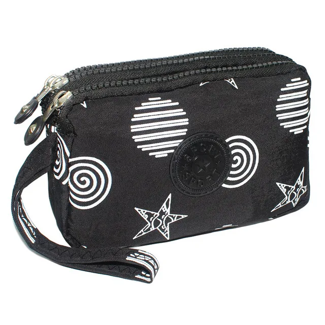 Fashion Women Wallets Fabric Canvas Zipper Coin Purse Pocket Girls Money Bags Flower Pattern Lady Wristlet Wallet Card Money Bag coin purse coin wallet women wallet card wallet