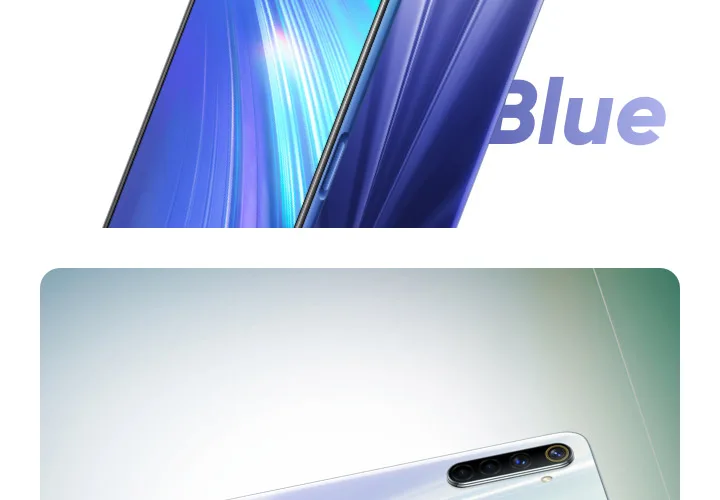 realme 6 Global Version Mobile Phone 4GB 8GB RAM 128GB ROM 30W EU Flash Charge 4300mAh Helio G90T 64MP Camera NFC Play Store