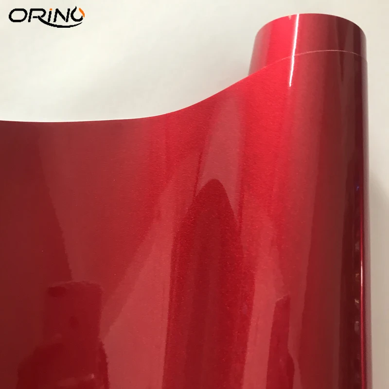 Diamond Candy Glitter Red Vinyl Sticker Wrap-3