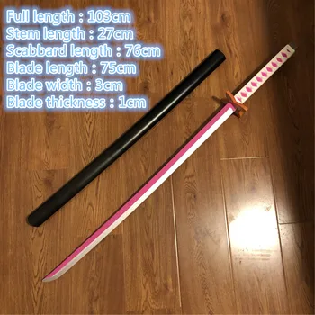 

1: 1 Cosplay Deadpool Sword Knife Gun Movie Prop Role Play PU 103cm Action Figure Model Halloween Gift