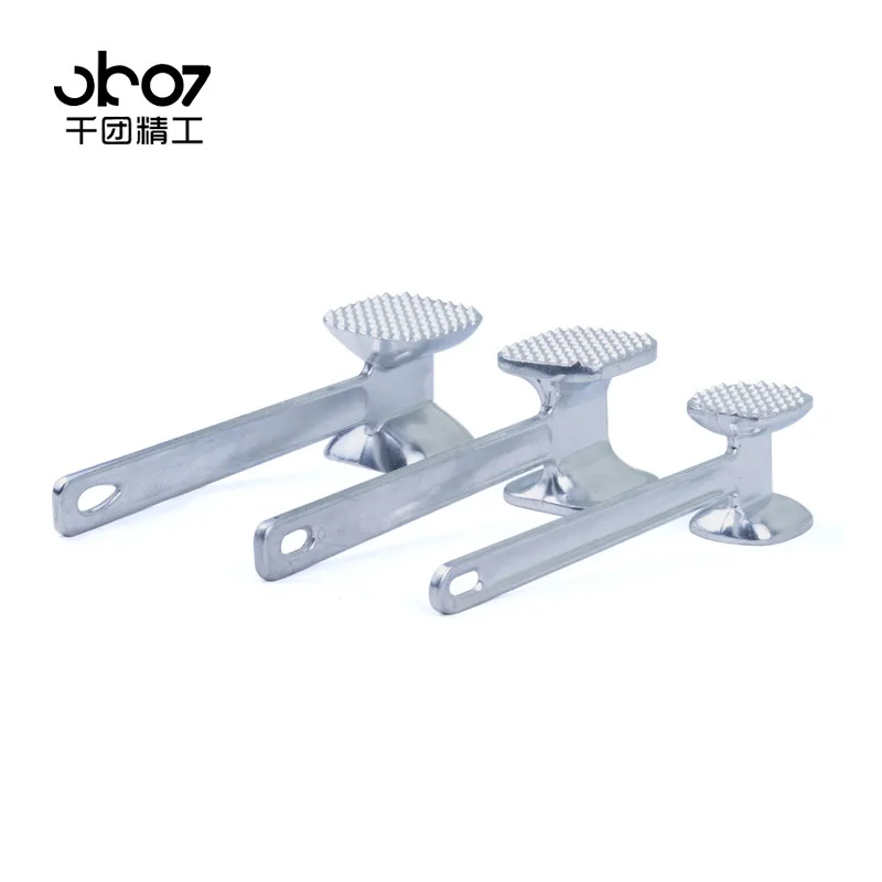 

Ckot Straight Handle Aluminum Meat Breaking Hammer Double-Sided Meat Tenderiser niu pai chui (Small)