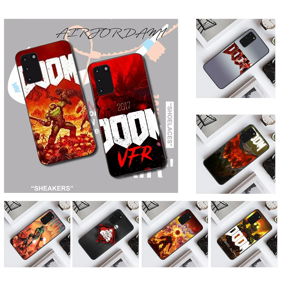 Nbdruicai Skull Game Doom Black Tpu Soft Rubber Phone Cover For Samsung S20 Plus Ultra S6 S7 Edge S8 S9 Plus S10 5g Aliexpress - the red armor of black doom roblox