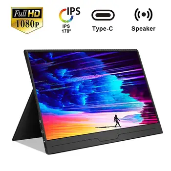 

Monitor 1080 IPS Screen With USB Type C HDMI Display IPS Monitor Screen Built-in Speaker Game Monitors For Ps4 Switch Xbox