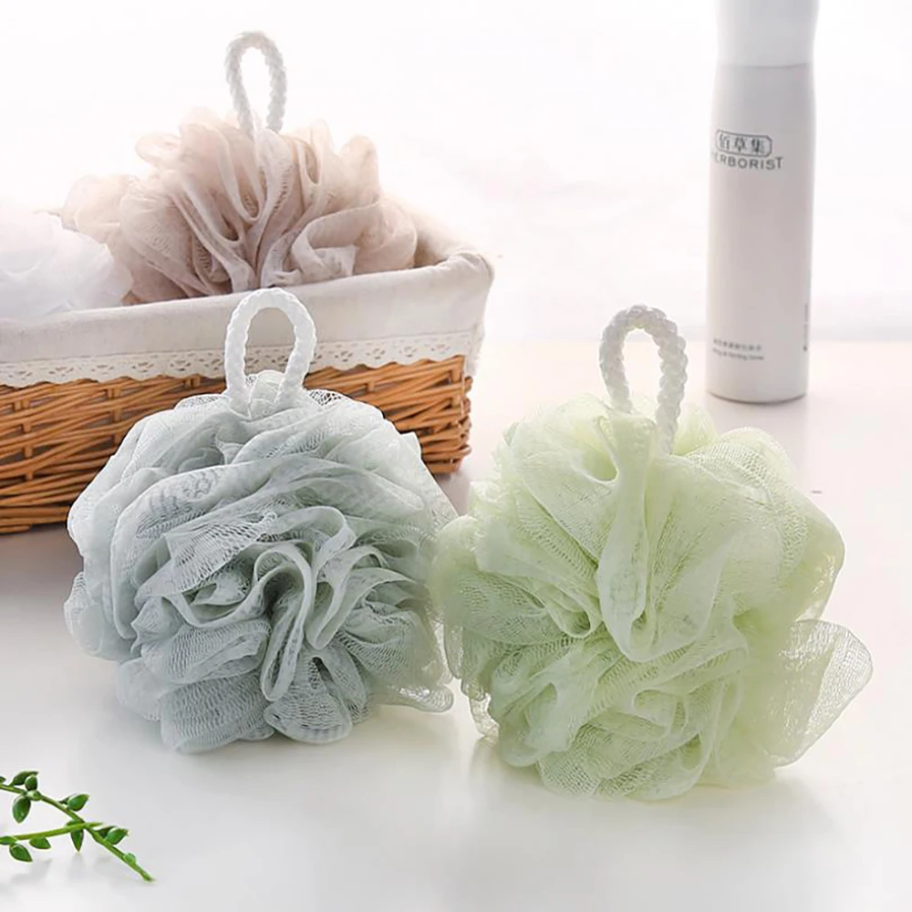 

Plain super soft bath ball anti-scattering bath flower bath bath rub foaming tennis rub ball cleansing net