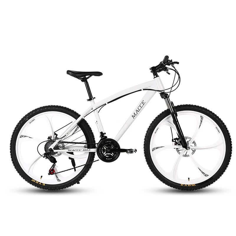 Discount Mountain Bike Bicycle 21/24/27 Speed Double Disc Brake 26 Inch Male And Female Students One-Wheel Variable Speed Bicycle 5