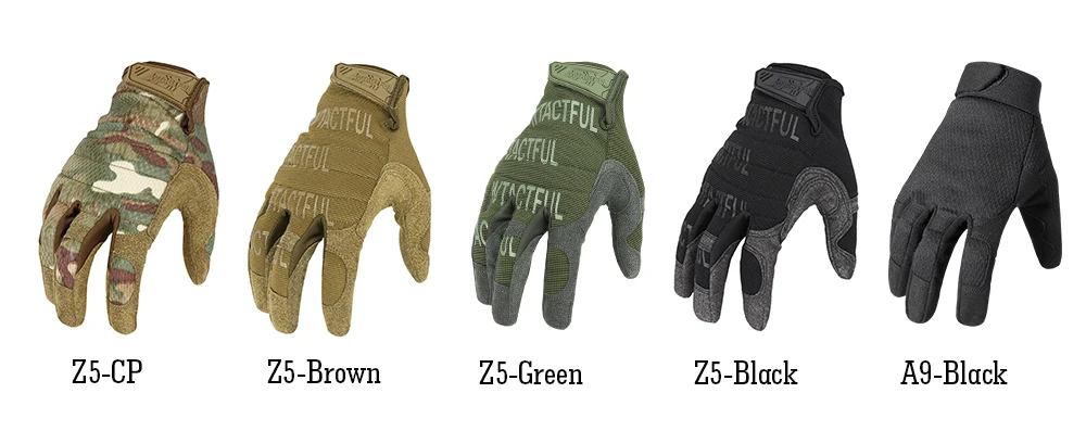 Camo Airsoft Full Finger Gloves