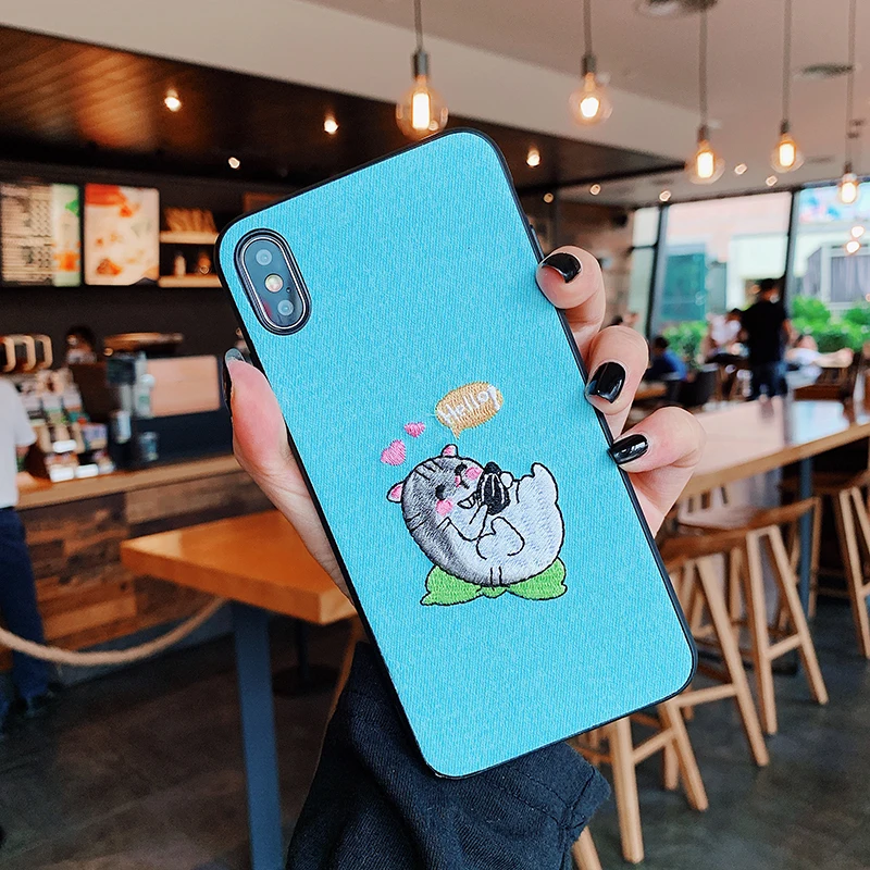 Для iPhone X XR Xs Max 6 7 8 Plus винтажный китайский телефон чехол для iPhone 67 8 чехол - Цвет: HELLO