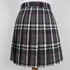 Japanese School Dresses Plaid Pleated Skirt Student Cosplay Anime Mini Grid Skirt Jk Uniforms Sailor Suit Short Skirts For Girls 5