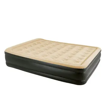 

Inflatable Mattress Household Flocking Inflatable Bed Foldable Heightened Built-in Pump Inflatable Mattress Portable Lunch Break