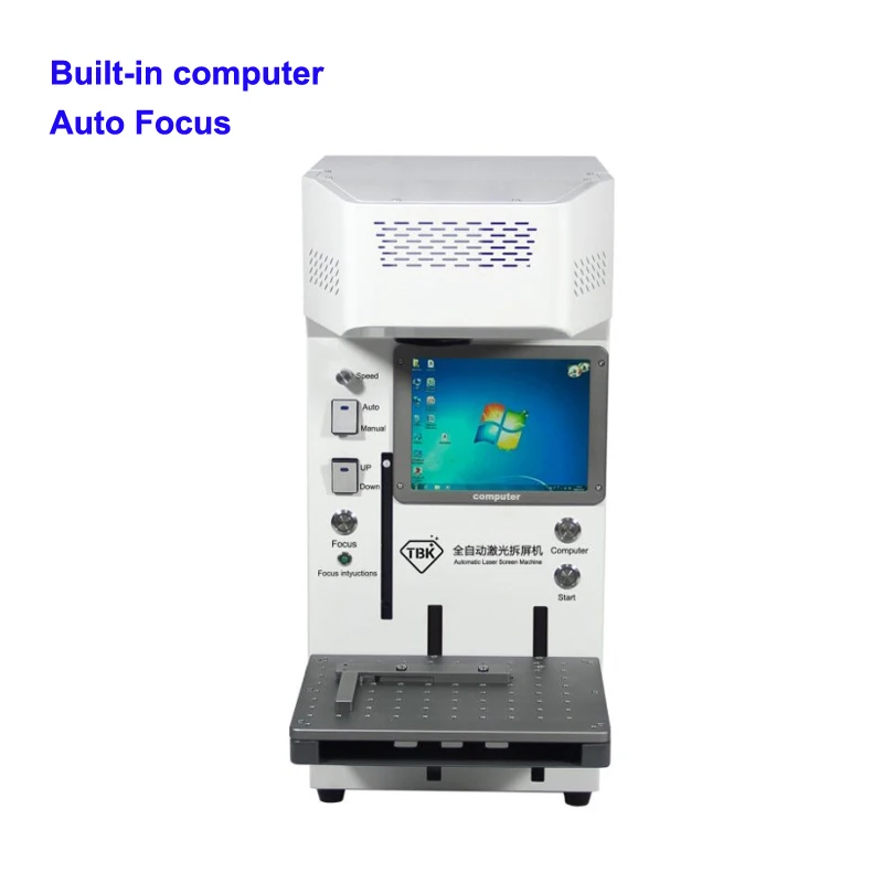 

LY TBK 958A Back Cover Glass Frame Separating engraving machine LCD Fiber Laser Repair Machine 20W For IPhoneX XS Max 8 8+