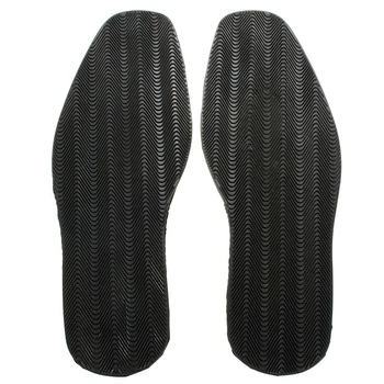 

1 Pair Flat Soft Shoe Soles Protector DIY Replacement Anti Slip Elastic Stick On Rubber Outsole Repair Thicken Kit Heel