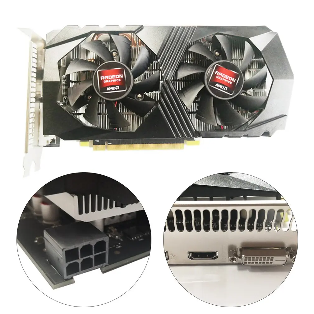 gaming card for pc Video Card Original XFX R7 R9 370 4GB Video Card AMD Radeon R7 R9 370X 4GB Graphics Screen Cards GPU Desktop PC PCI-E Game Map good pc graphics card