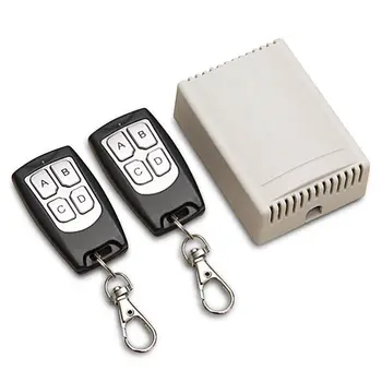 

New 12V 4CH Channel 433Mhz Wireless Remote Control Switch Integrated Circuit With 2 Transmitter DIY Replace Parts Tool Kits