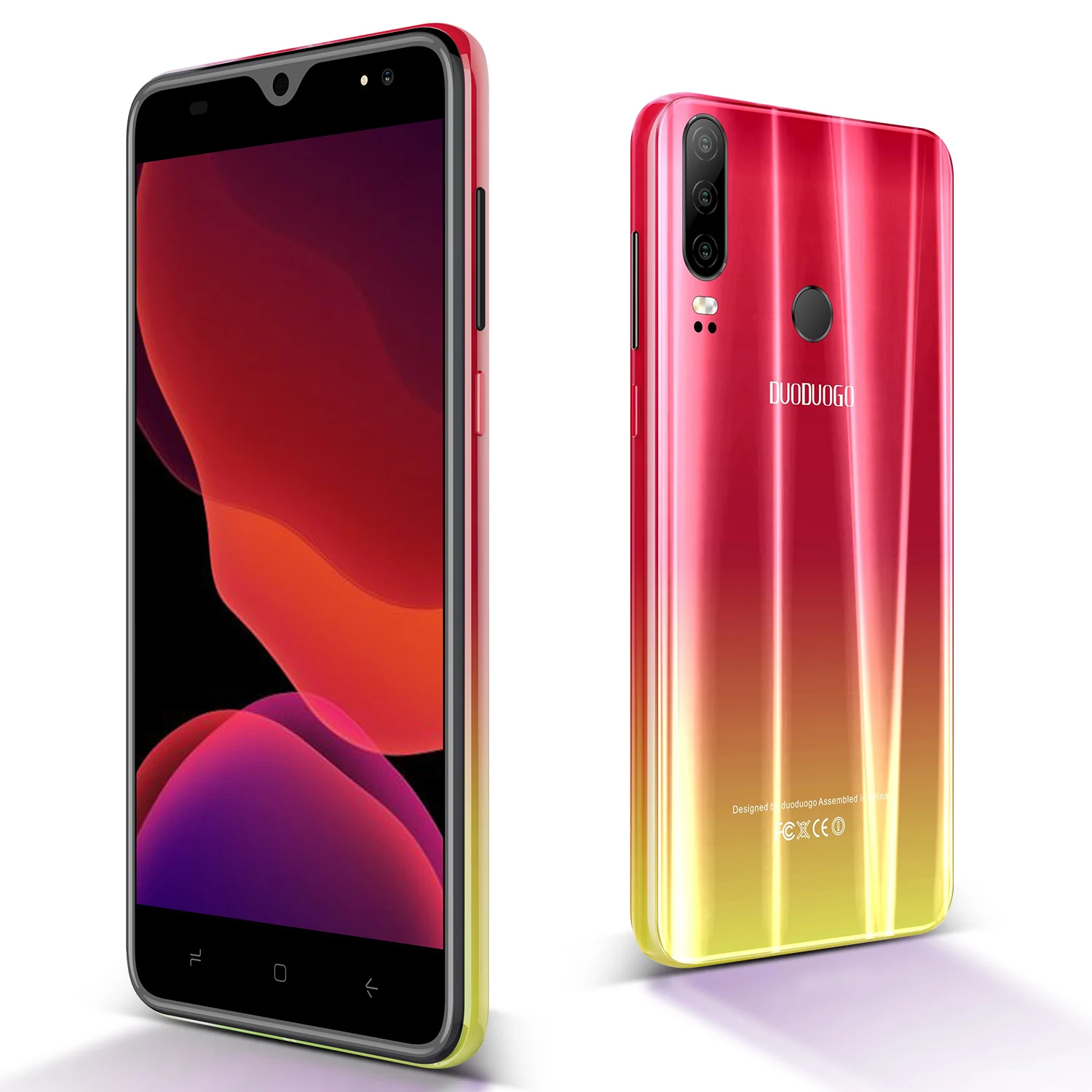 DUODUOGO P30 мобильный телефон Android 9 0 3 ГБ ОЗУ 32 Гб ПЗУ 13MP + 5MP 5 &quotHD ips 4800mAh отпечаток