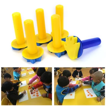 

1pcs Sponge Seal Children Arts and Crafts Painting Coloring Toy Sponge Painting Brush Kids Educational Graffiti Toys