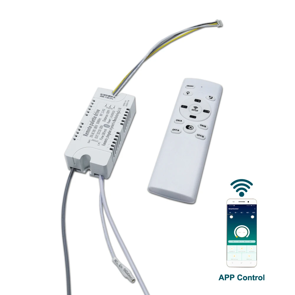 

APP Control LED Driver 2.4G Remote Intelligent Transformer 48W 80W 120W 160W 240W 360W For Dimmable Color-changeable Chandelier